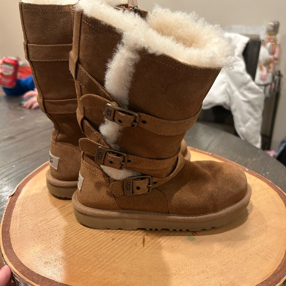 Cozy Brown Kids Boots